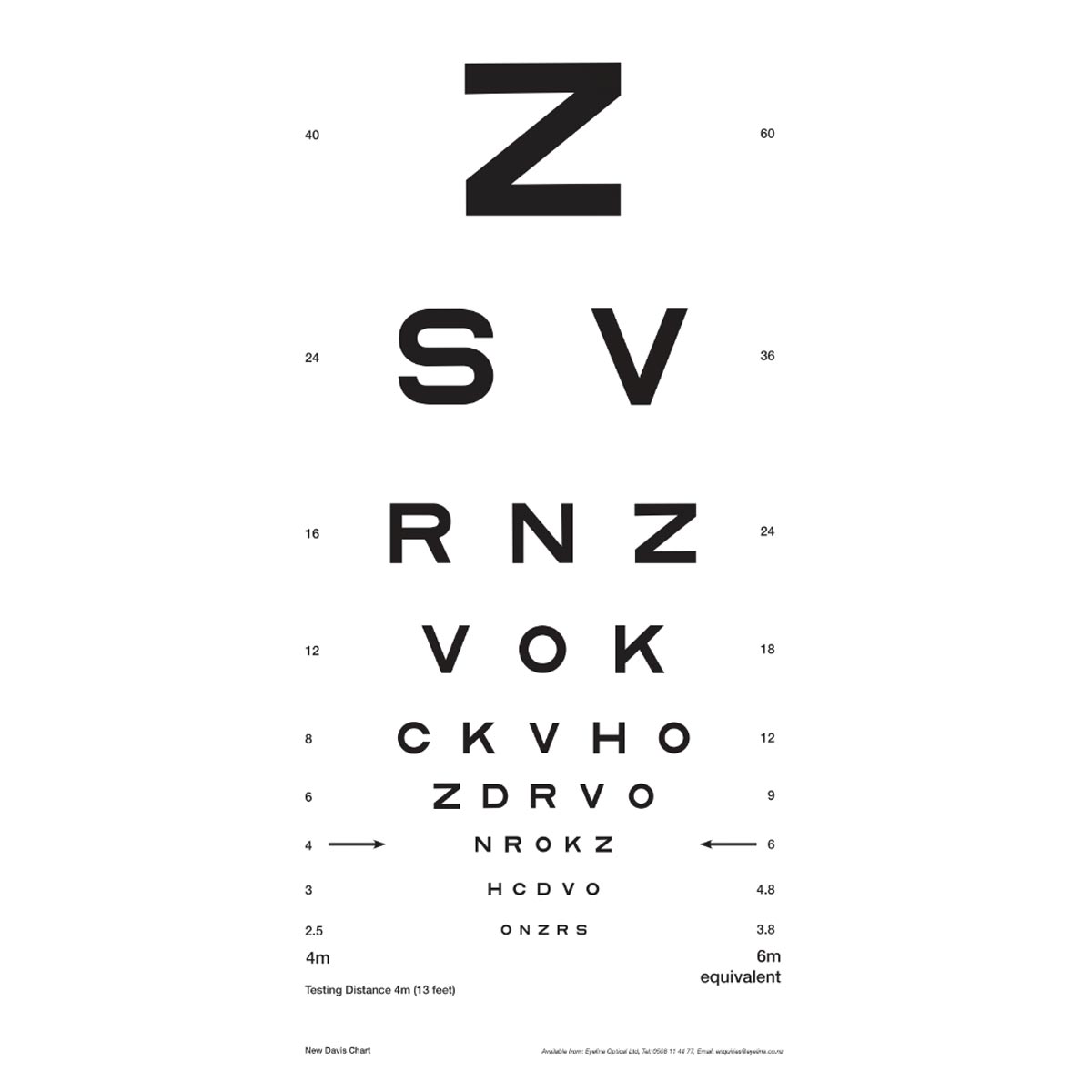 Vision Hearing Technicians (VHT) Chart - Eyeline Optical NZ LTD | New ...